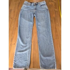 Levi’s 525 Perfect Waist Straight Jeans Women’s Size 12 Bandana Lining Mid Wash